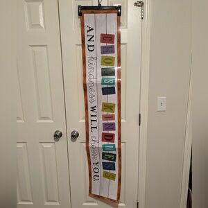 Multicolor 'Choose Kindness' Vertical Wall Art